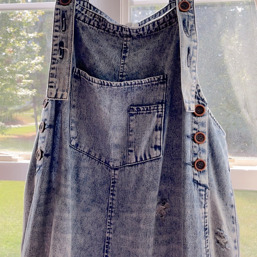 Slouchy vintage oversized Easel overalls L(10-16)